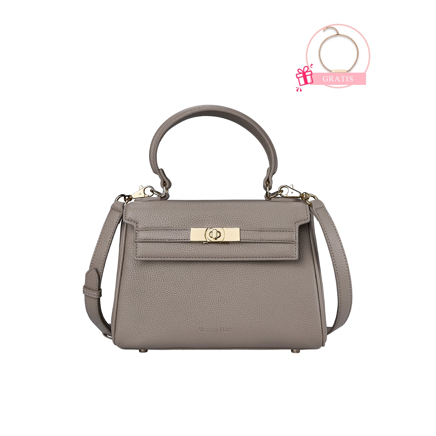 Victoria Small Damenhandtasche in Nude