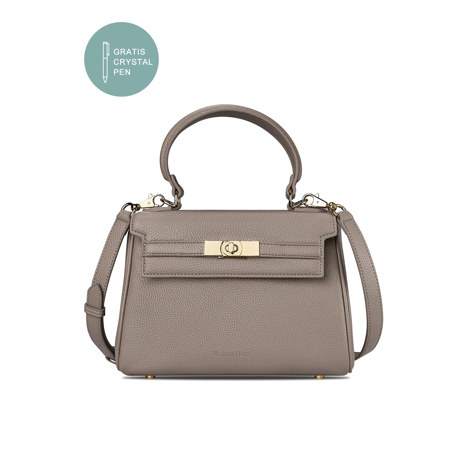 Victoria Small women's handbag in nude
