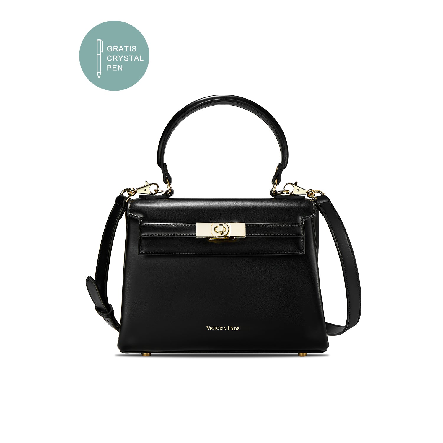 Victoria Small Damenhandtasche in Schwarz
