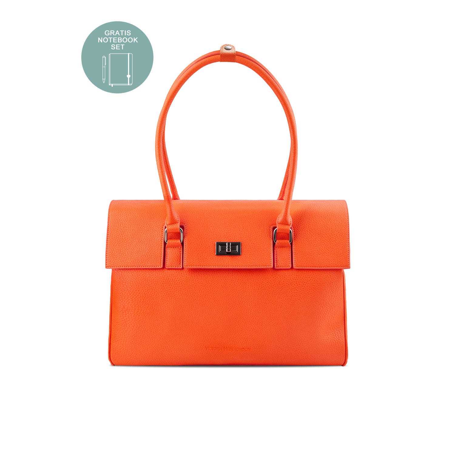 Business & notebook handbag Jolene large orange