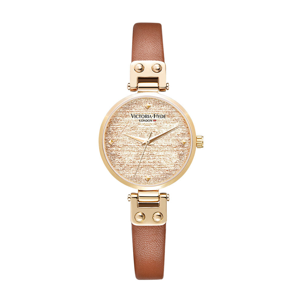 Victoria Hyde CLEAR DIAL ANALOG - Orologio - braun/marrone 