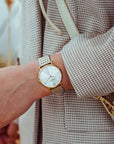 Victoria Hyde, VH30103, Primrose Classic Bicolor, Gold-Silbernes Armband, Goldenes Gehäuse, Damenuhr, Armbanduhr, Modelbild-4