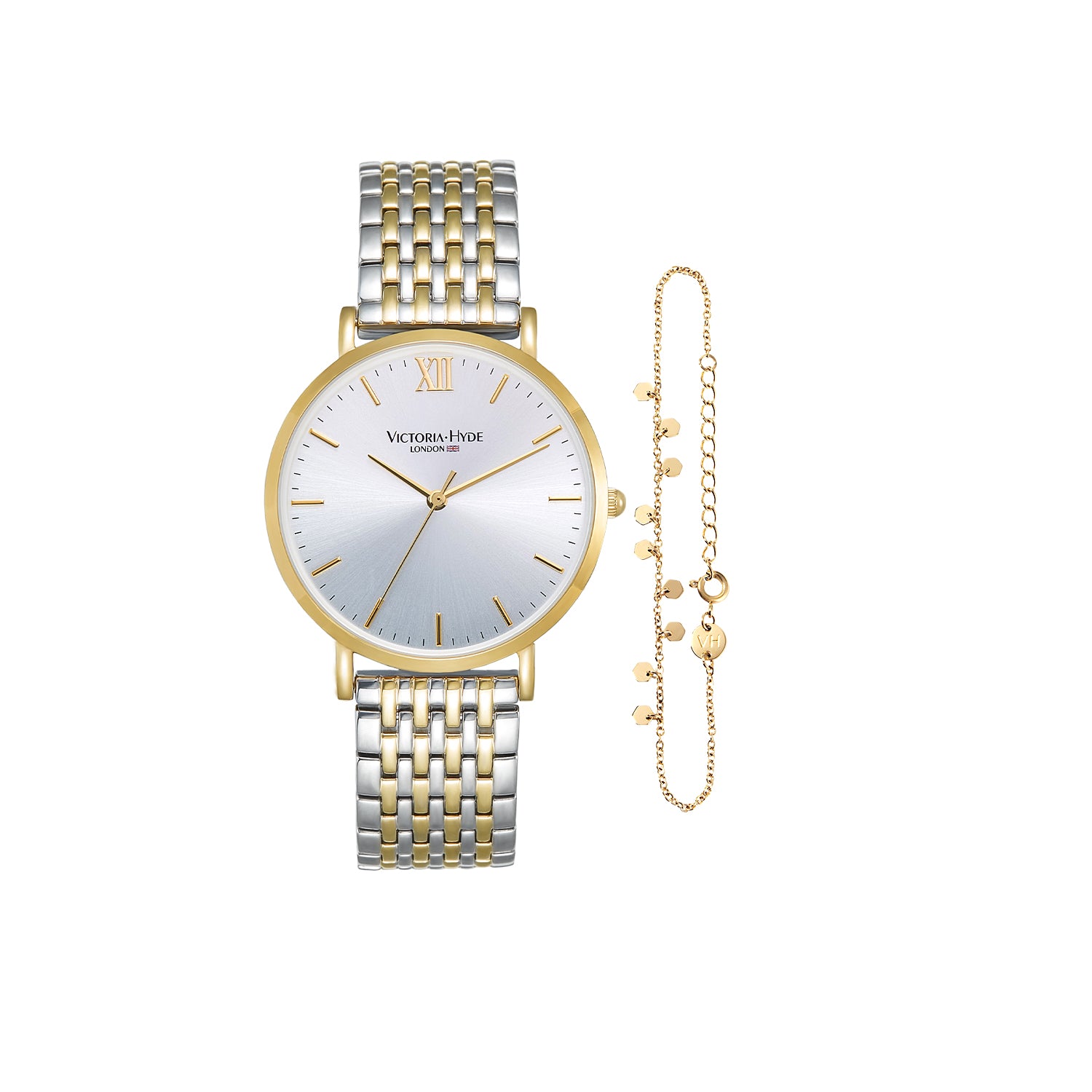 Gift Set Primrose Classic Bicolor in Gold Silver