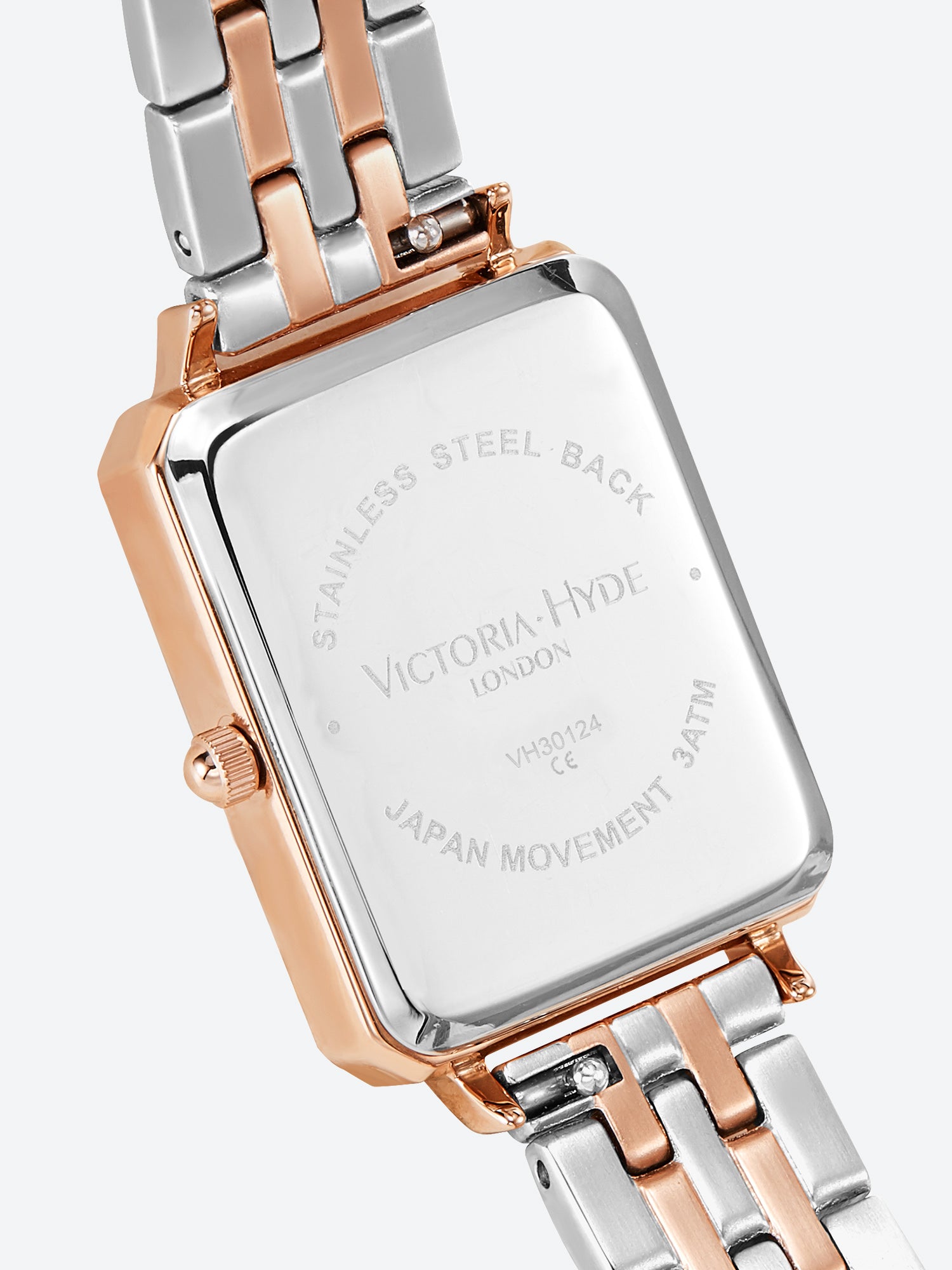 Westminster Damenuhr Silber Roségold | 22x28mm | Victoria Hyde