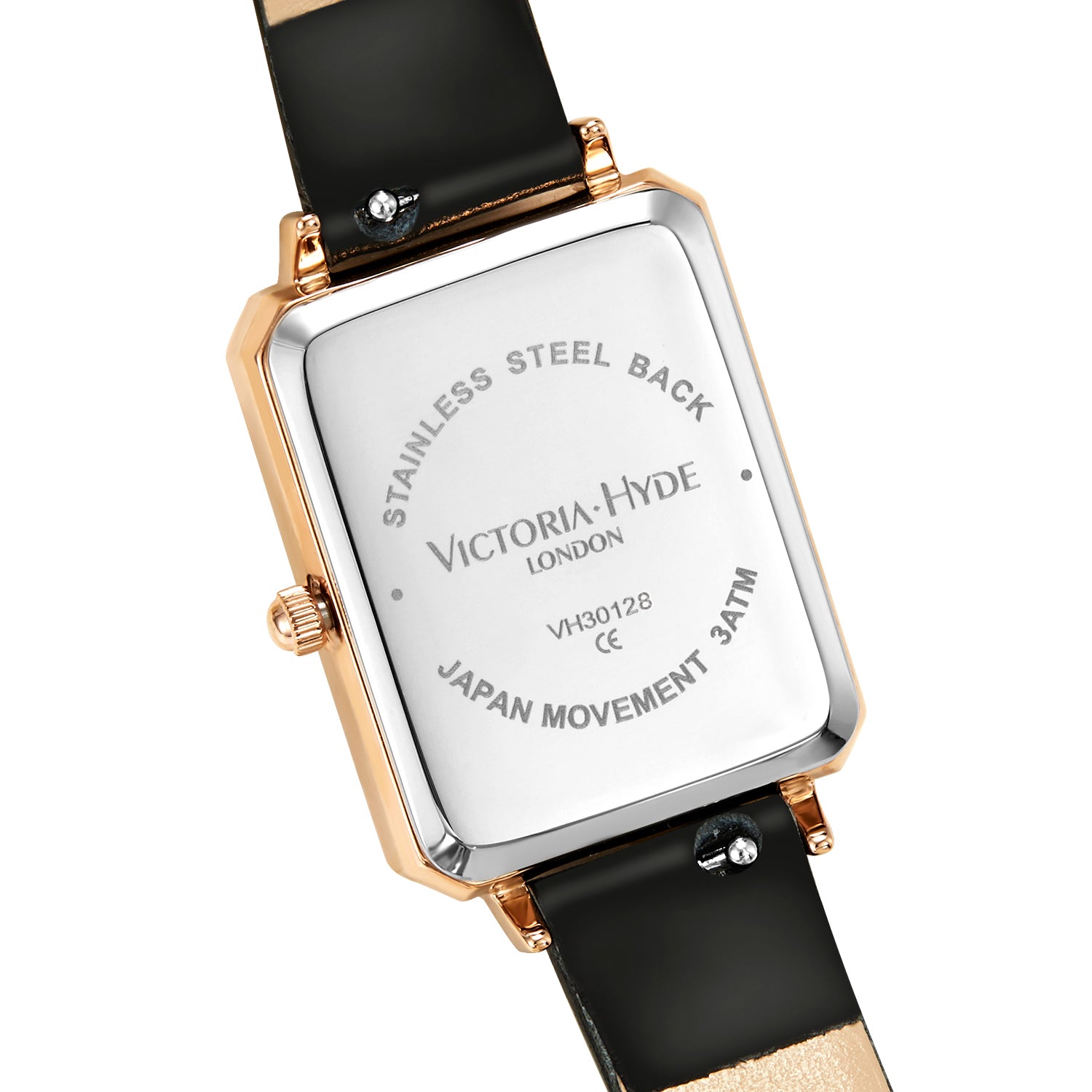 Uhr Hampton in Schwarz Grün