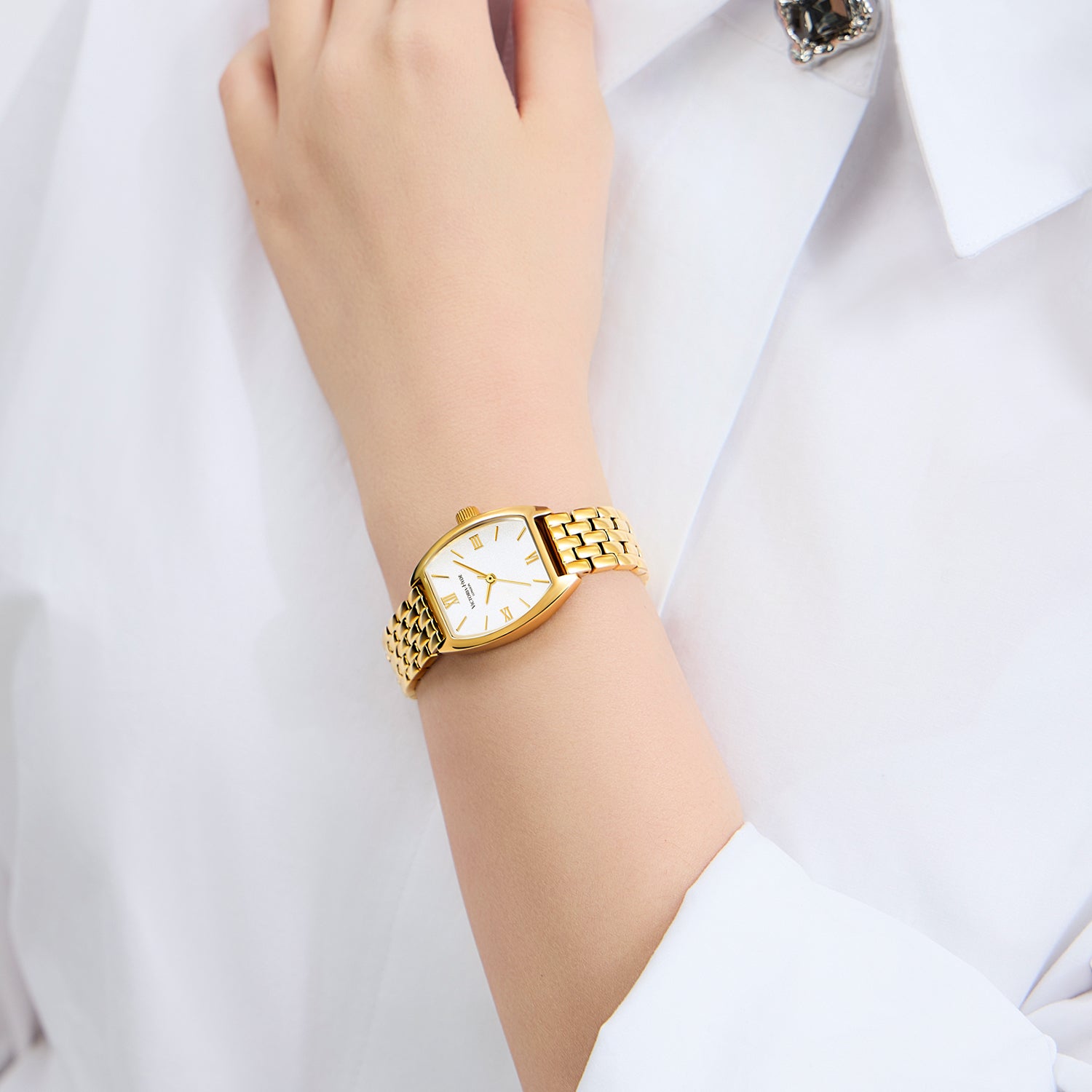 Watch BARREL - gold