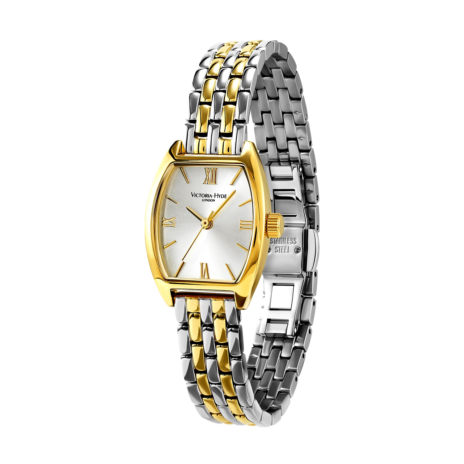 Watch BARREL - silver gold