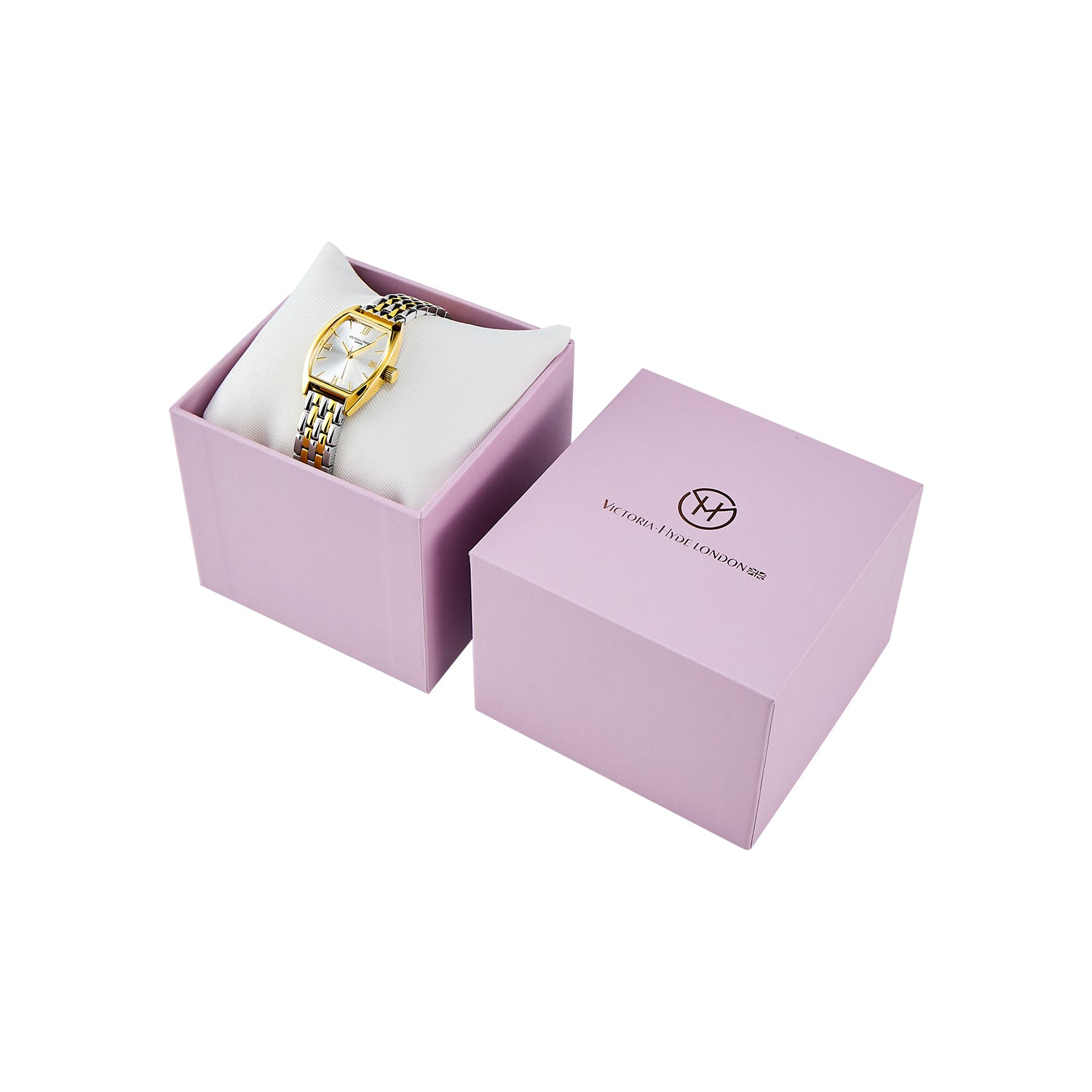 Watch BARREL - silver gold