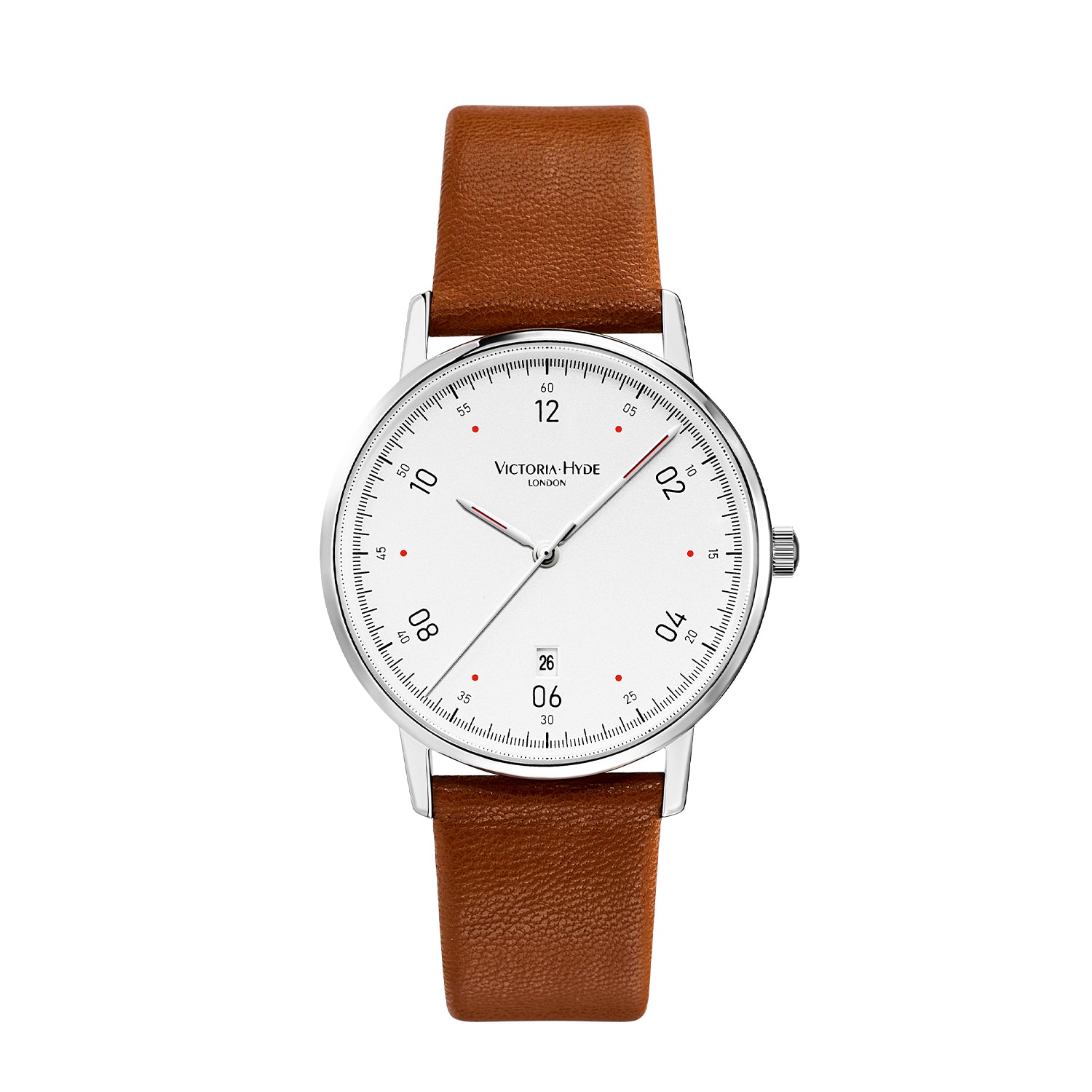 ORTON Series Men's Watches Eco-Friendly Apple Leather Strap - Brown