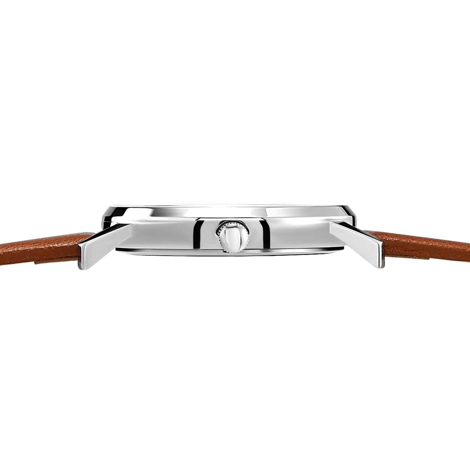 ORTON Series Men's Watches Eco-Friendly Apple Leather Strap - Brown