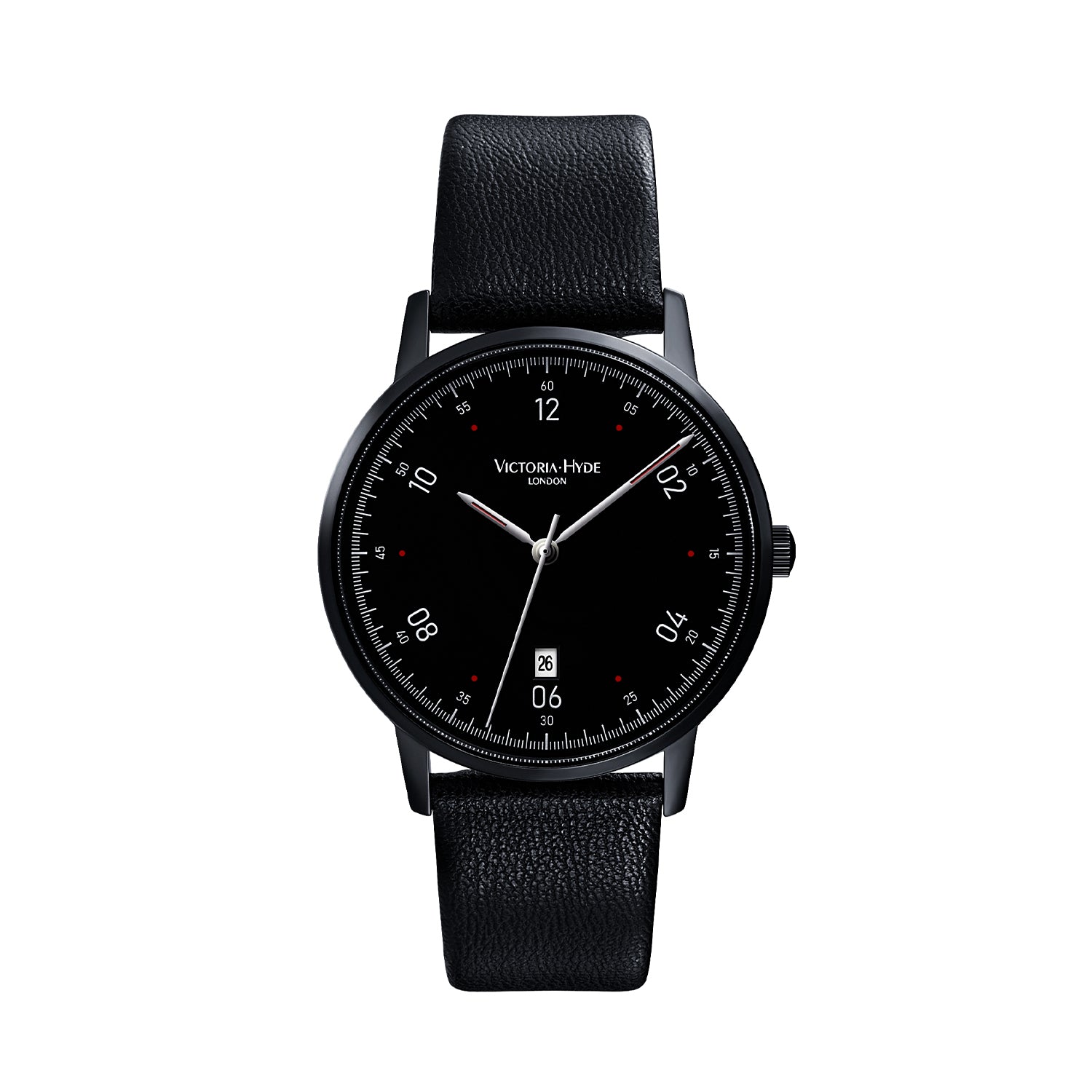 ORTON Series Men's Watches Environmentally Friendly Apple Leather Strap- Black