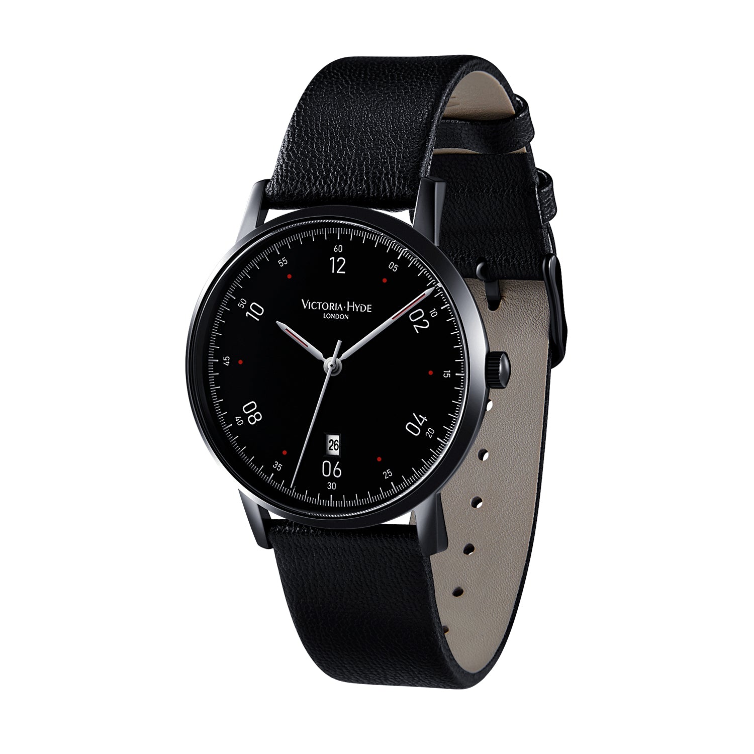 ORTON Series Men's Watches Environmentally Friendly Apple Leather Strap- Black