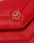 Victoria Hyde, English lady bag, Rot, Crossbody, Umhängetasche, Handtasche, Damentasche, goldfarbene Logoplatte, VH60008