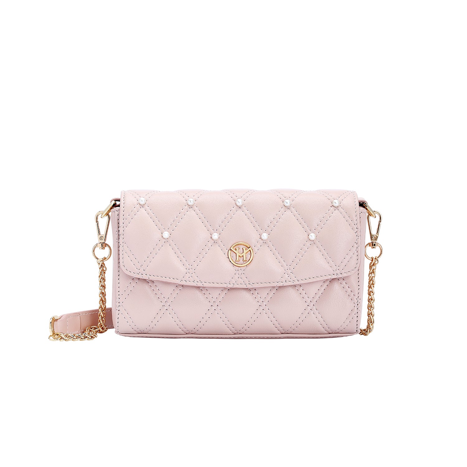 Powder pink handbag hotsell