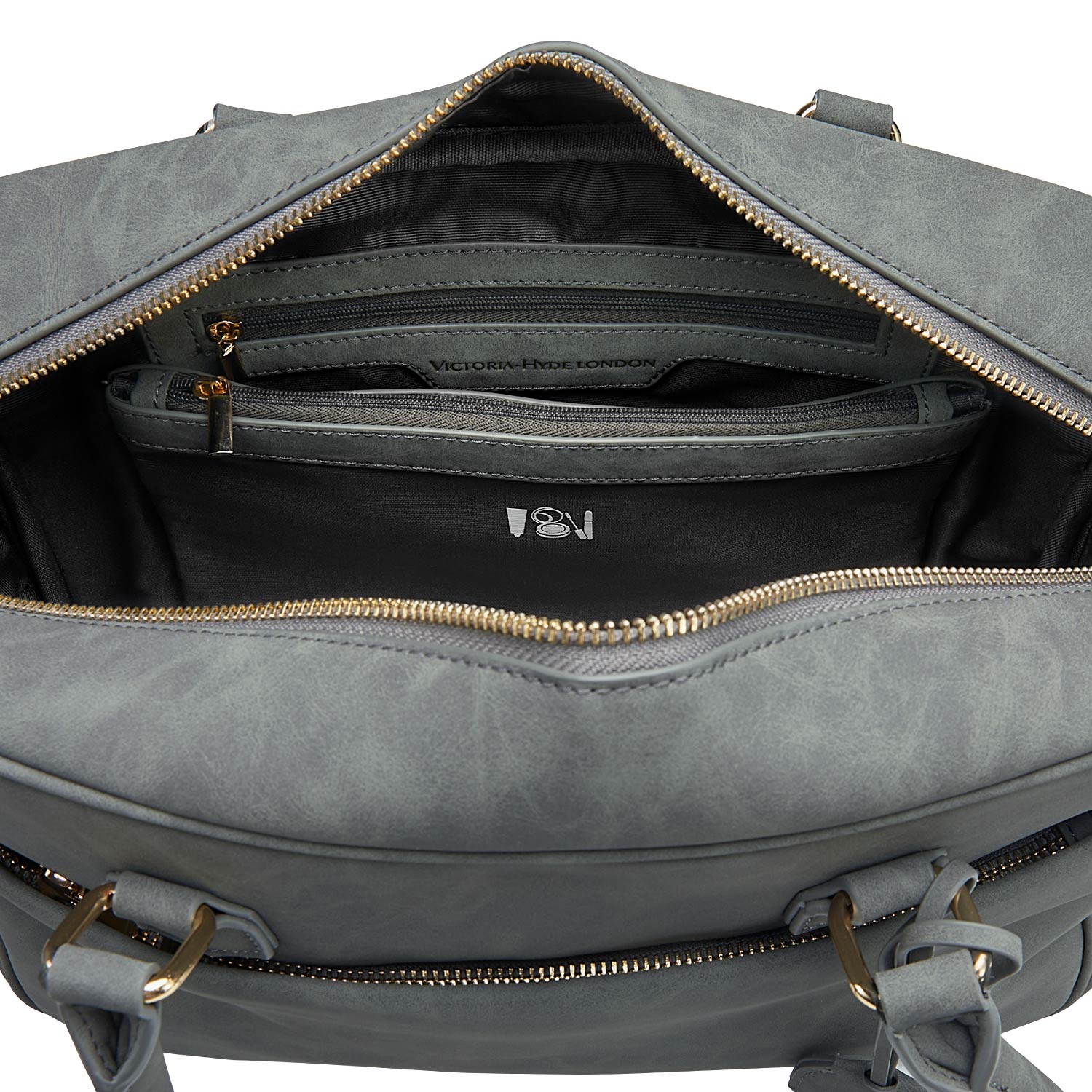 Business & notebook handbag Margaret large grey