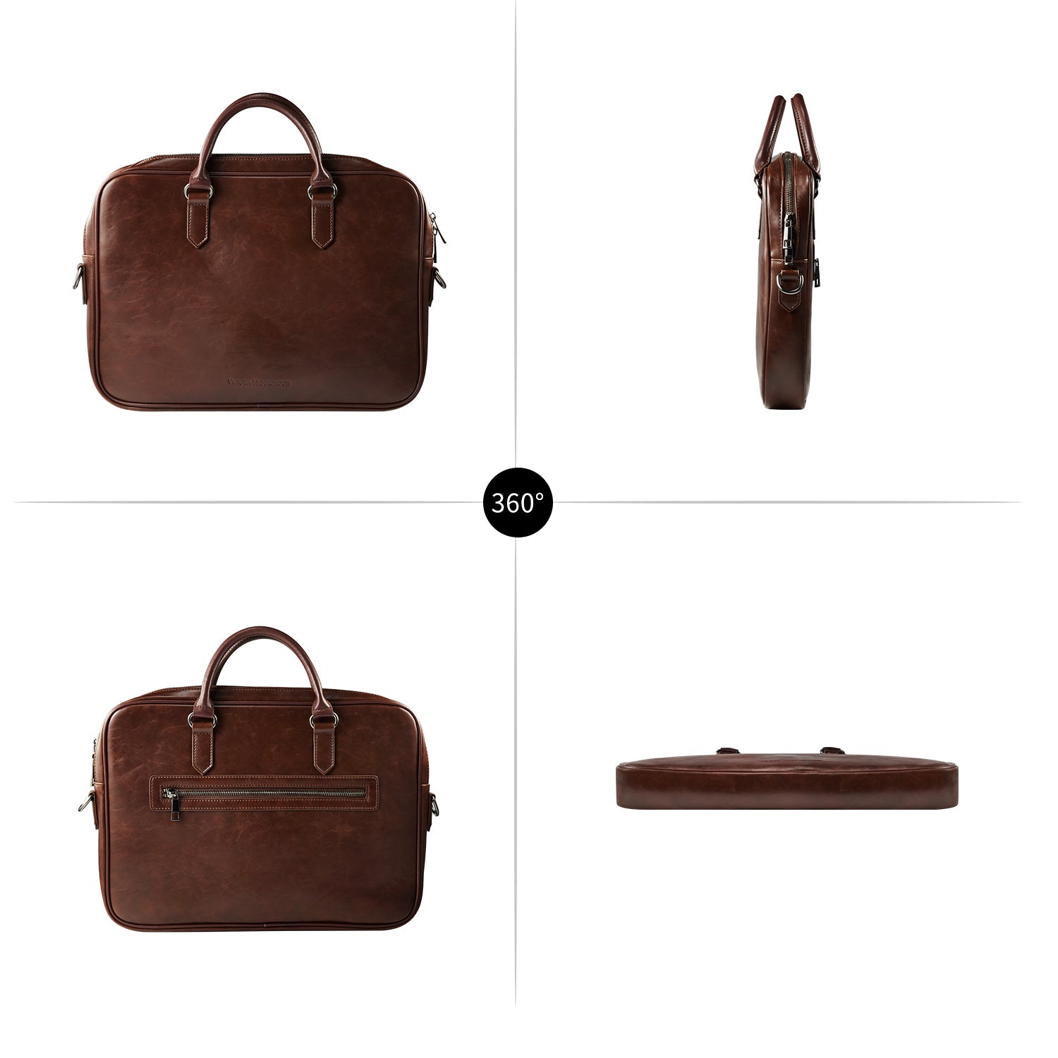 Business Bag Daniel in Dark Brown