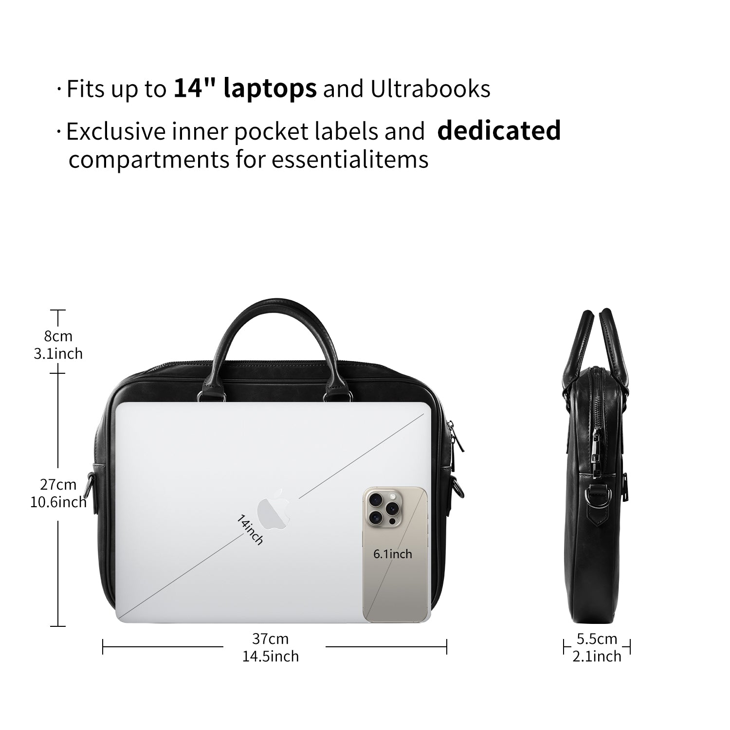 Business Bag Daniel in Black