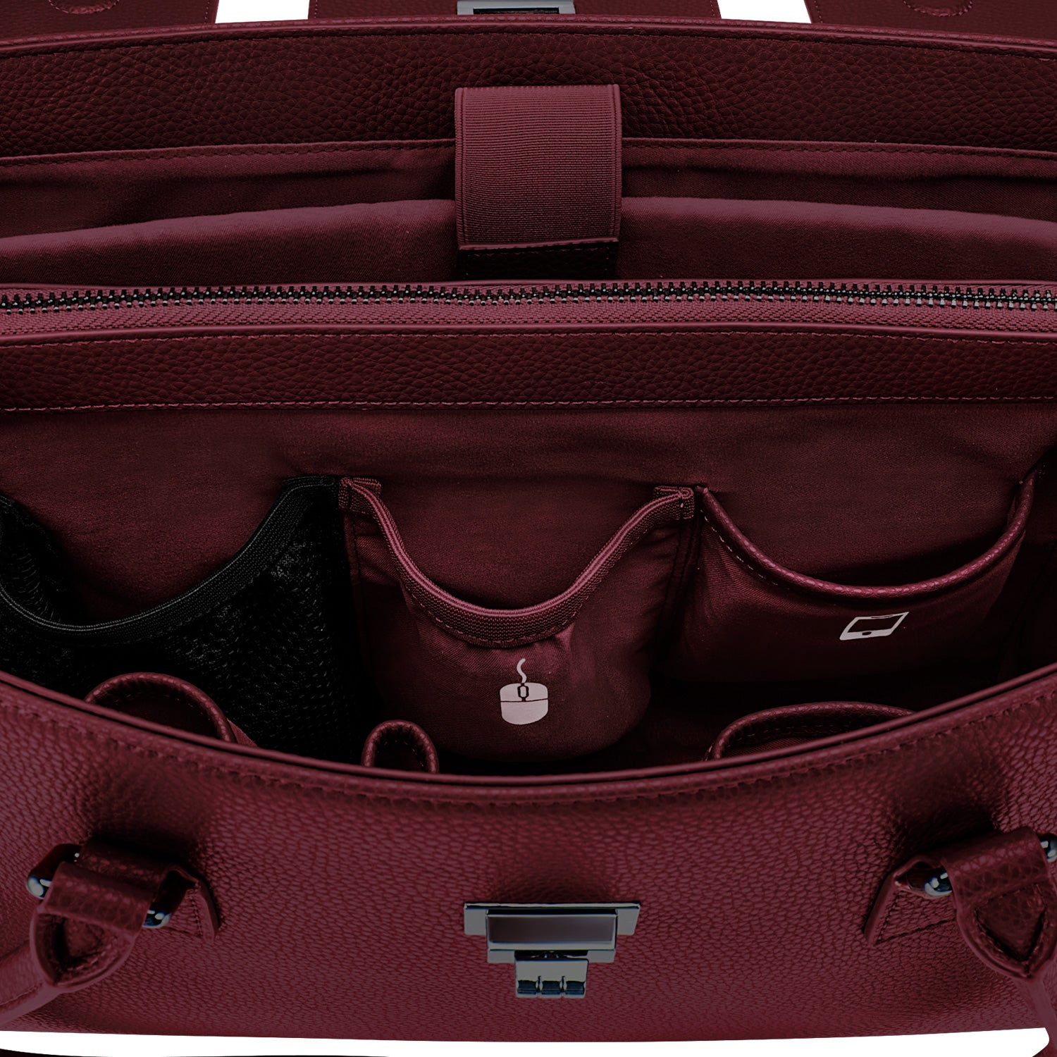 Business & Laptop Handtasche Jolene groß Weinrot