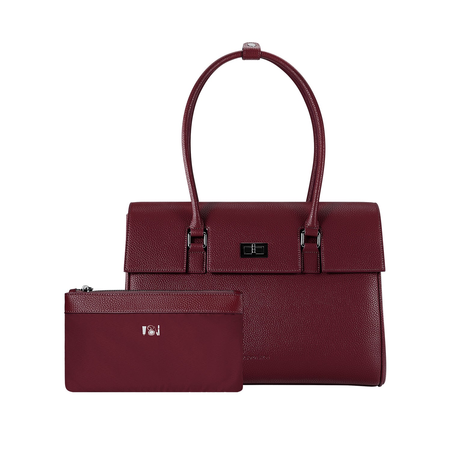 Business & Laptop Handtasche Jolene groß Weinrot