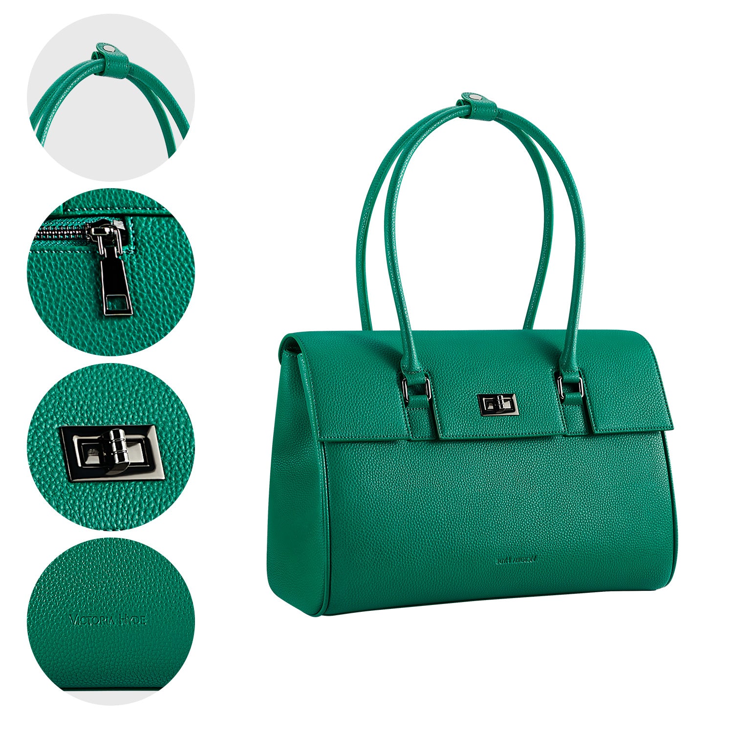 Business & Laptop Handtasche Jolene groß grün
