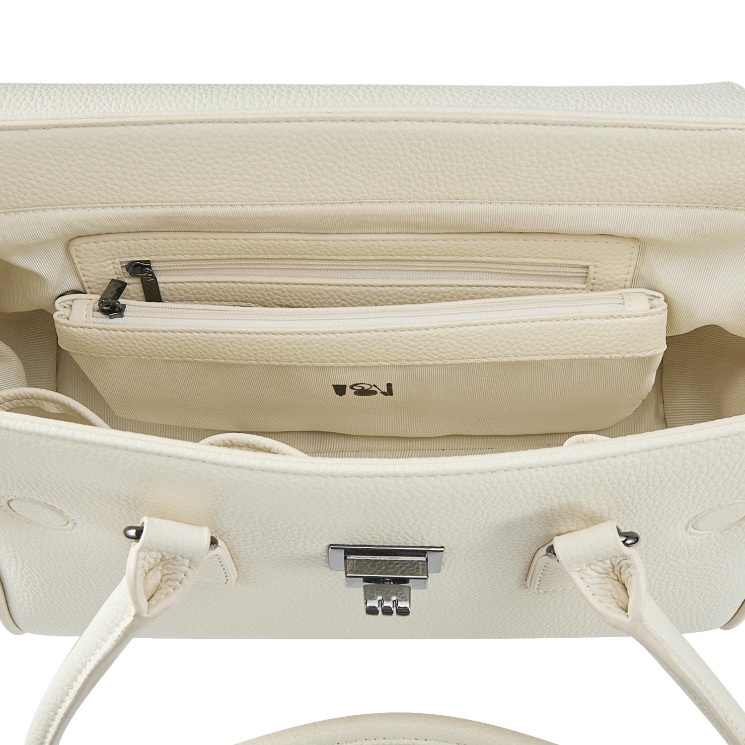 Business & notebook handbag Jolene small white