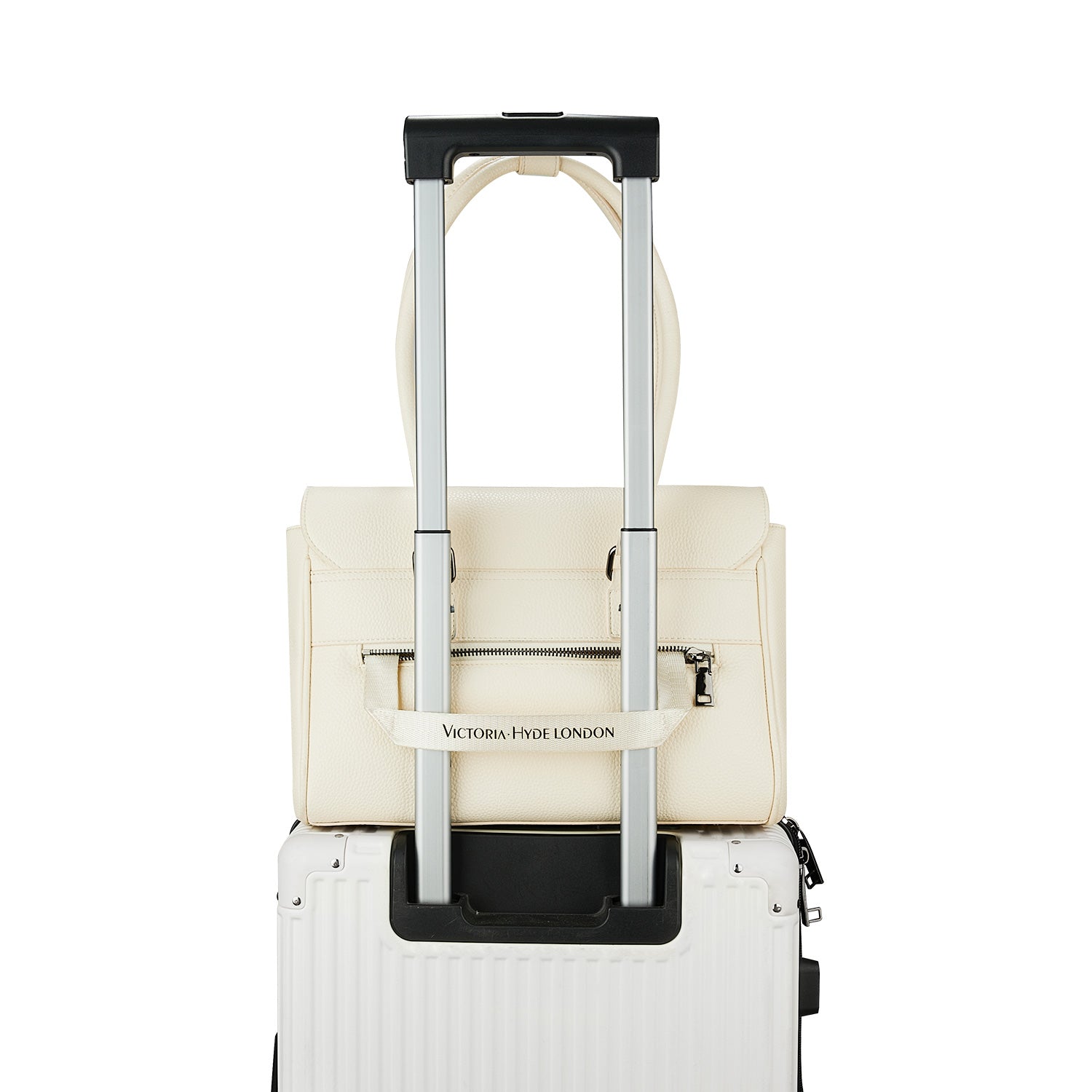 Business & notebook handbag Jolene small white