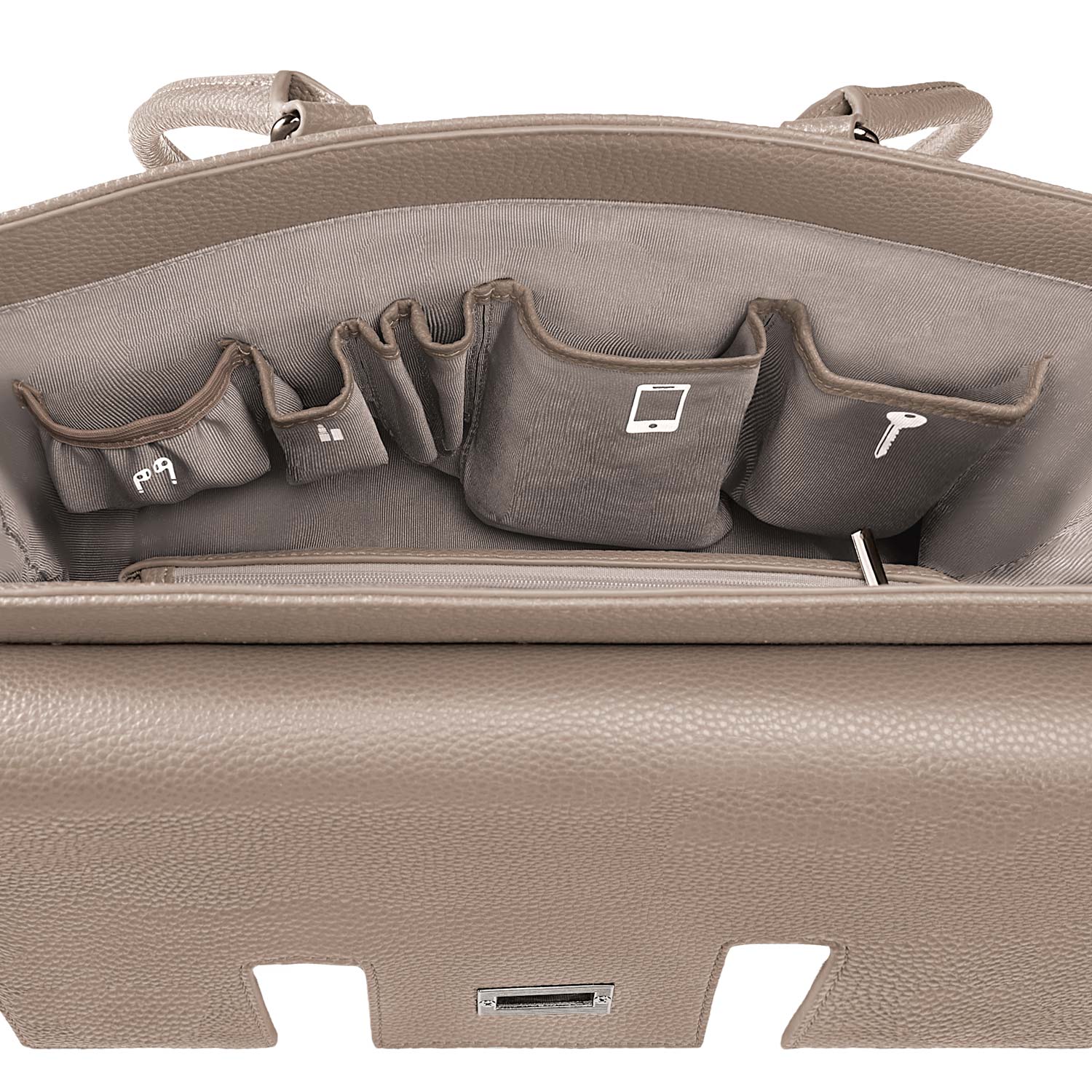 Business & Laptop Handtasche Jolene klein beige