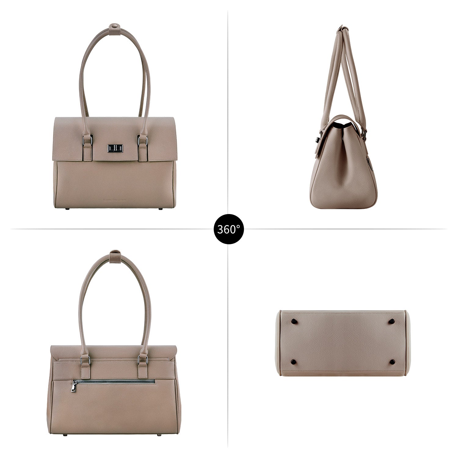 Business & Laptop Handtasche Jolene klein beige