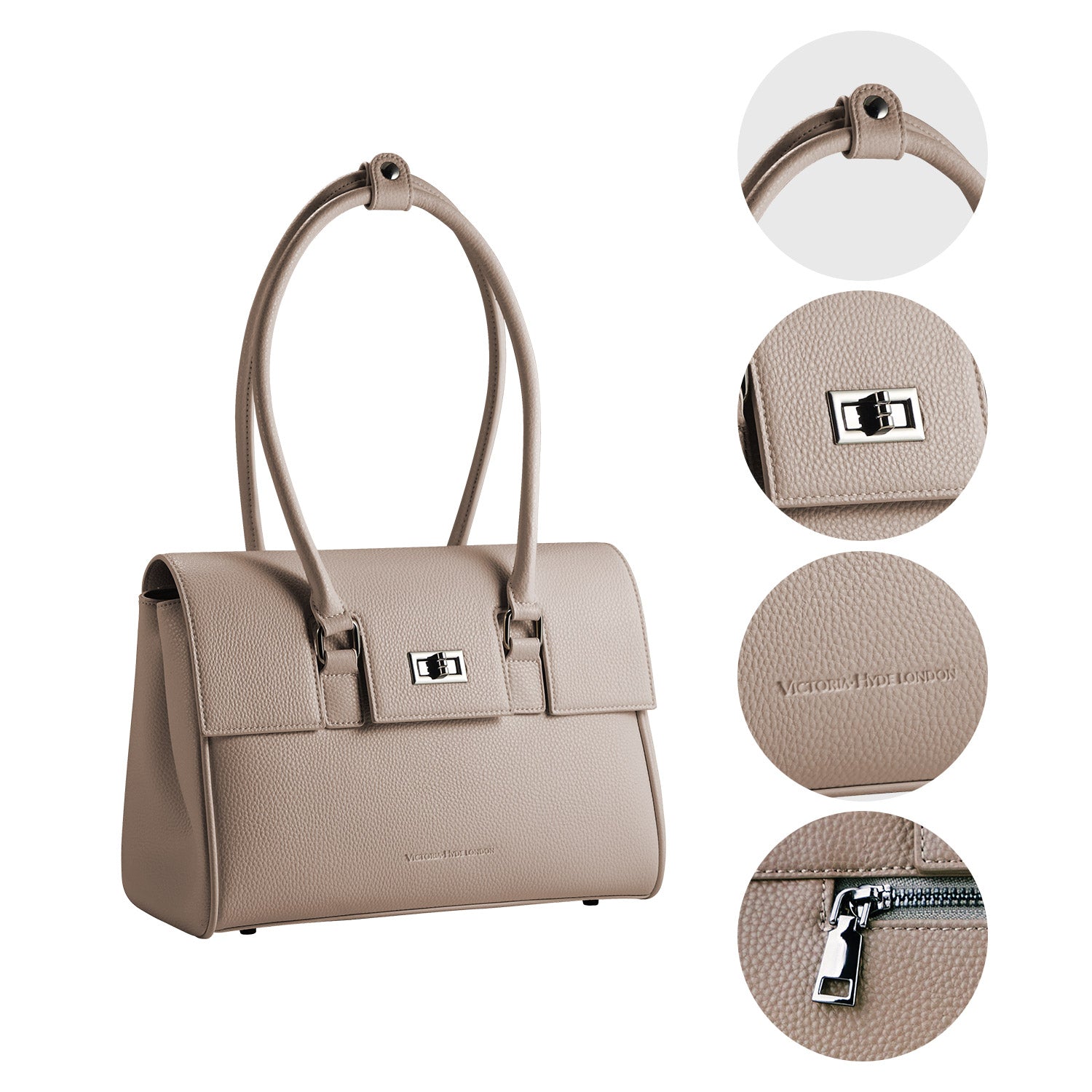 Business & Laptop Handtasche Jolene klein beige