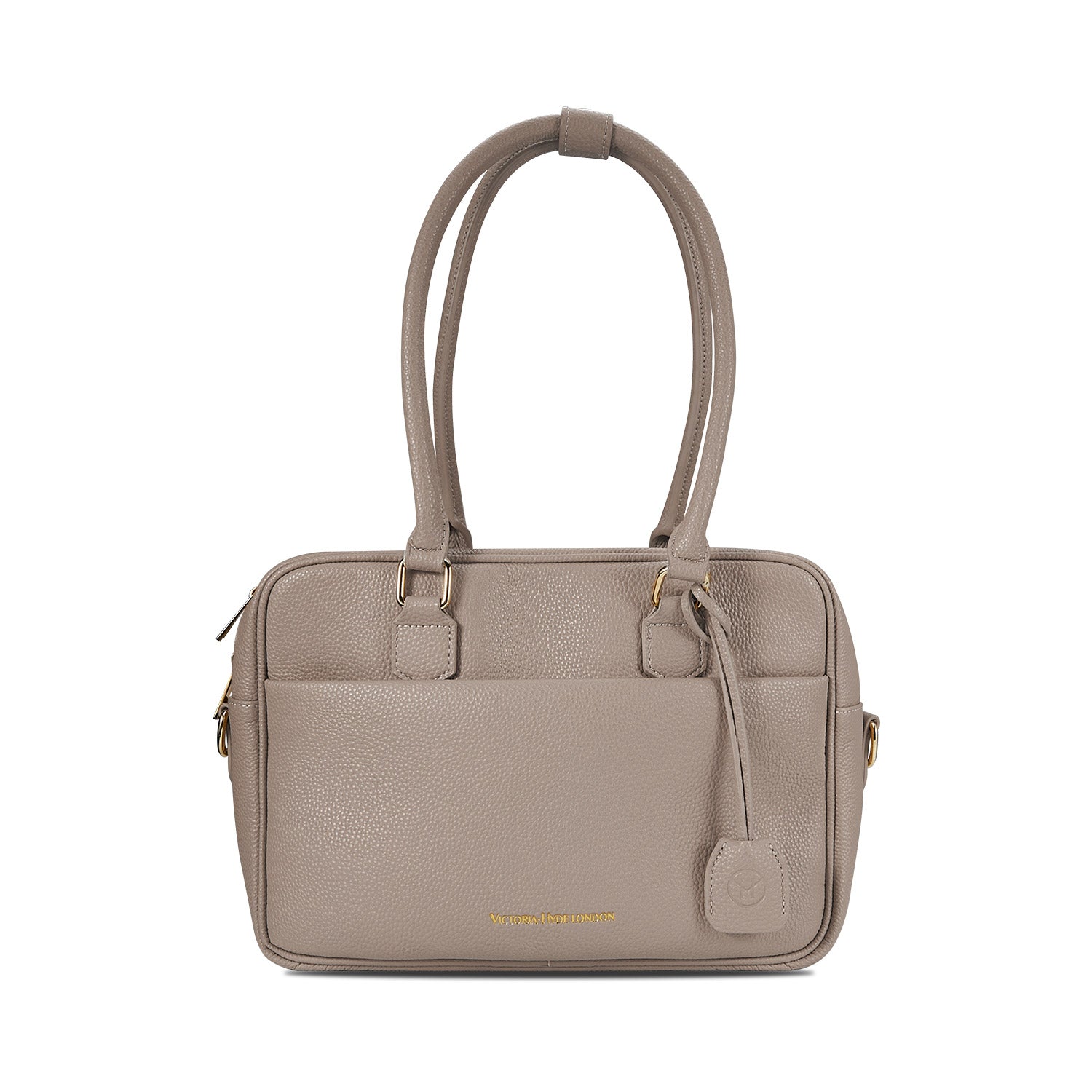 Business & notebook handbag Margaret small nude