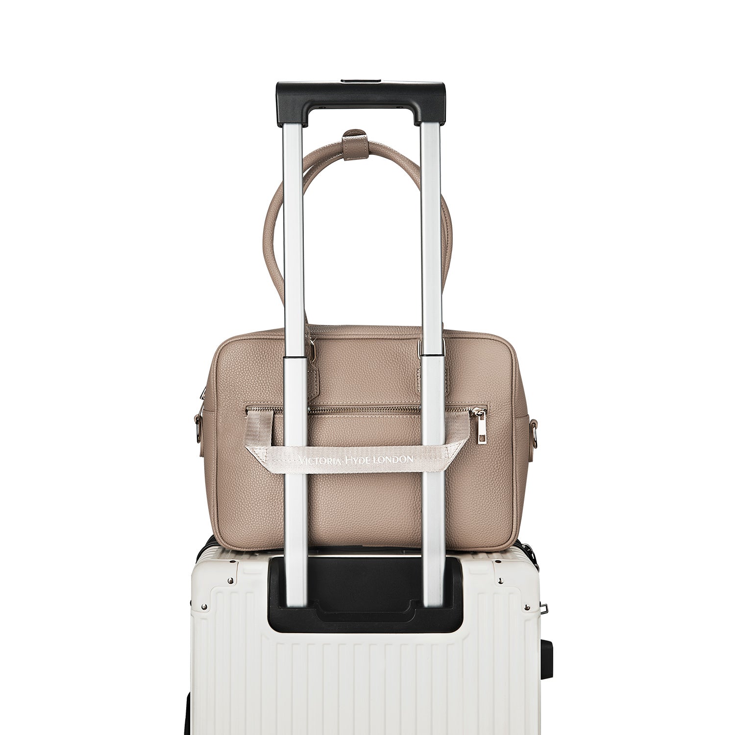 Business & notebook handbag Margaret small nude