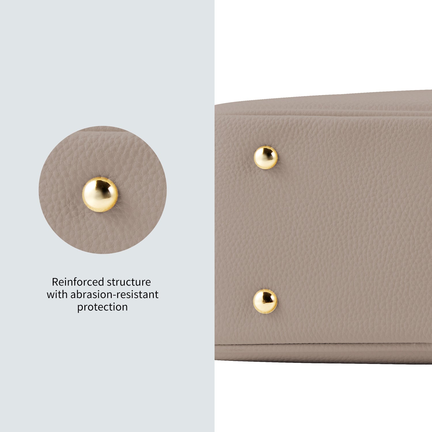 Business & notebook handbag Margaret small nude