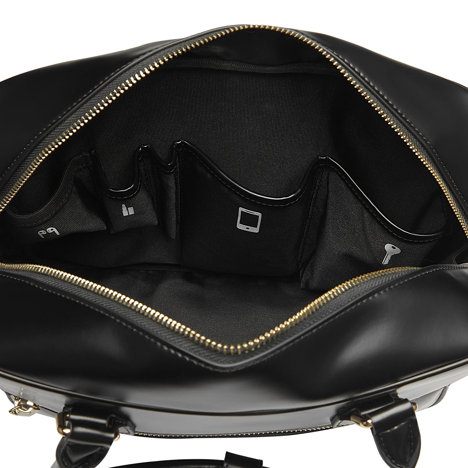 Business & notebook handbag Margaret small black