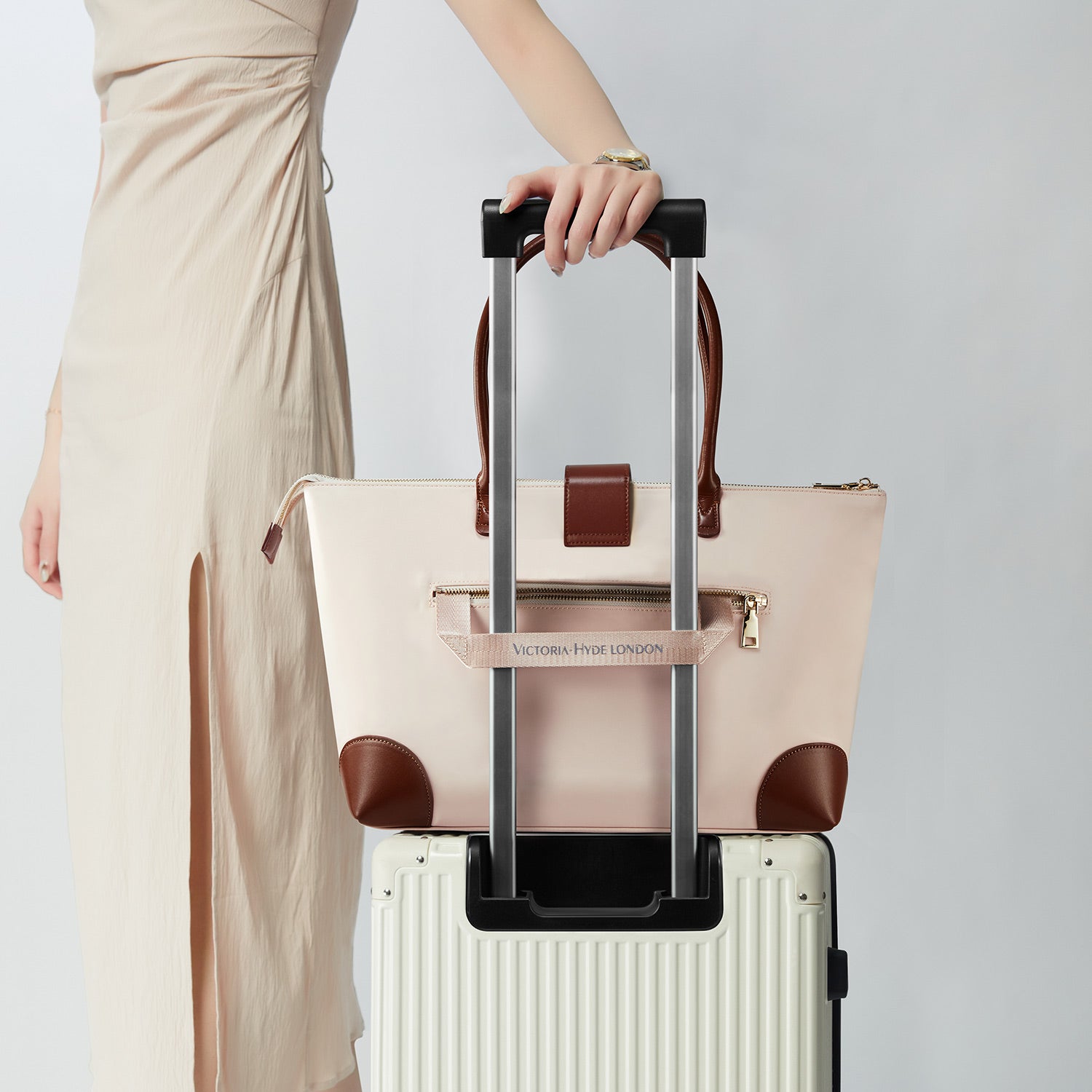 Handtasche Eva in Helle Aprikose