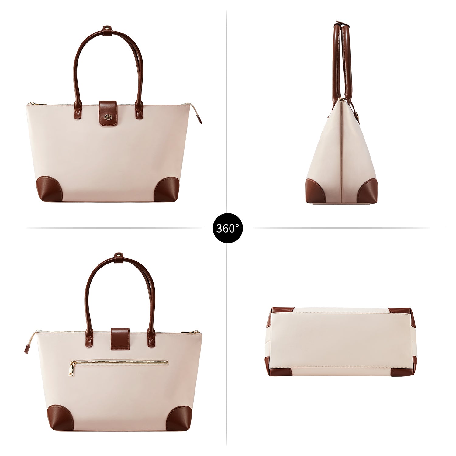 Handtasche Eva in Helle Aprikose