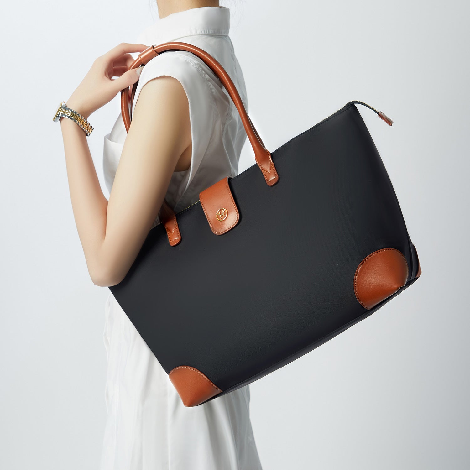 Handtasche Eva in Schwarz