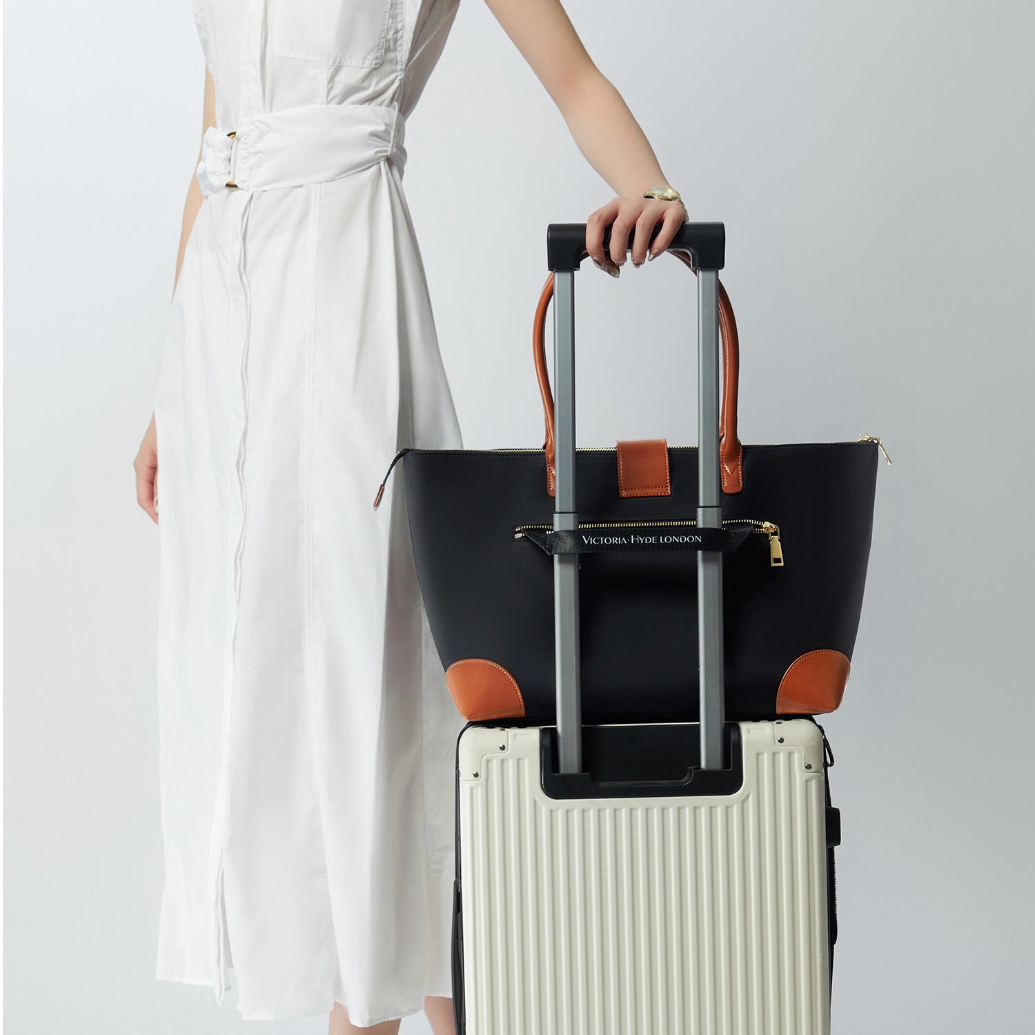 Handtasche Eva in Schwarz