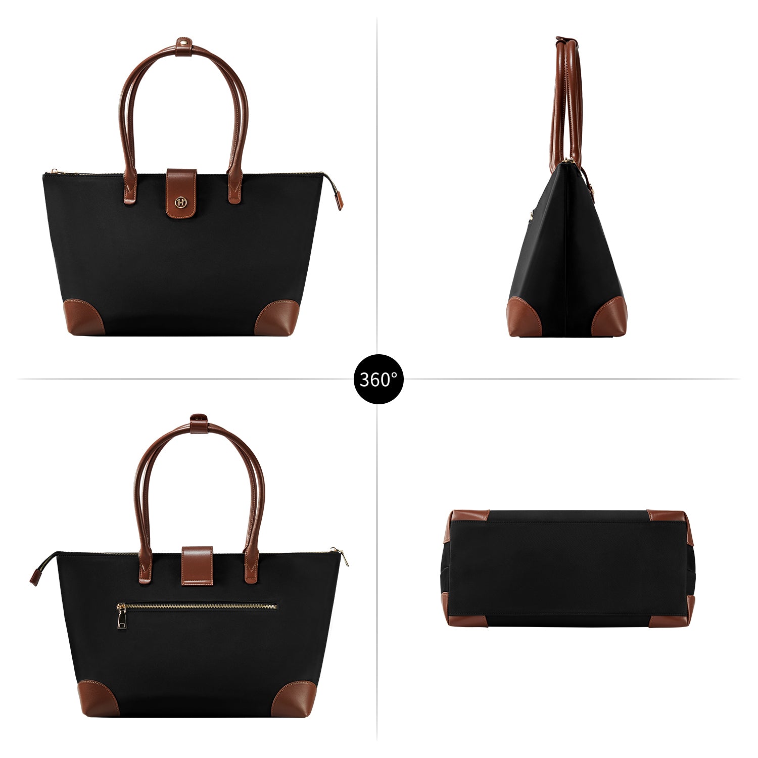 Handtasche Eva in Schwarz