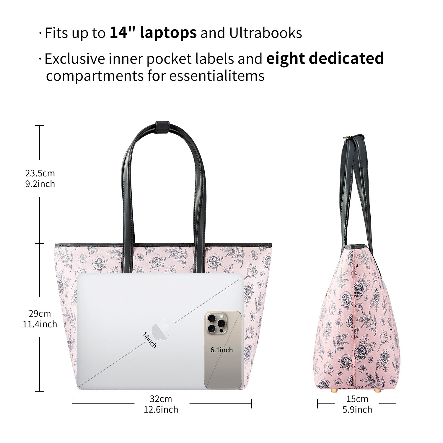 Handtasche Yoana in Rosa