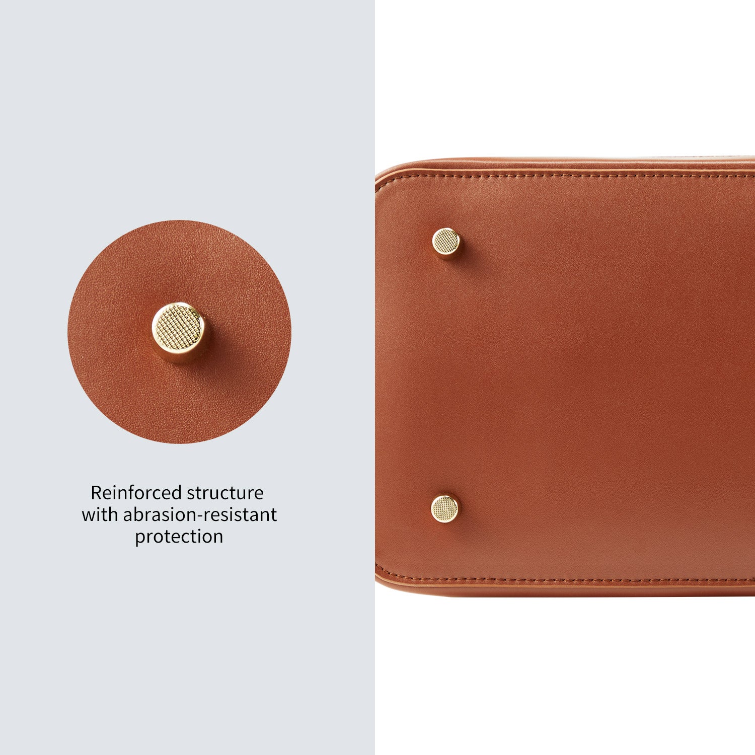 Business bag Kloey in reddish brown