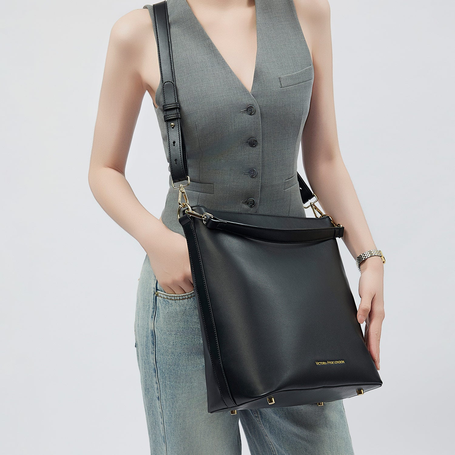 Business bag Kloey in black