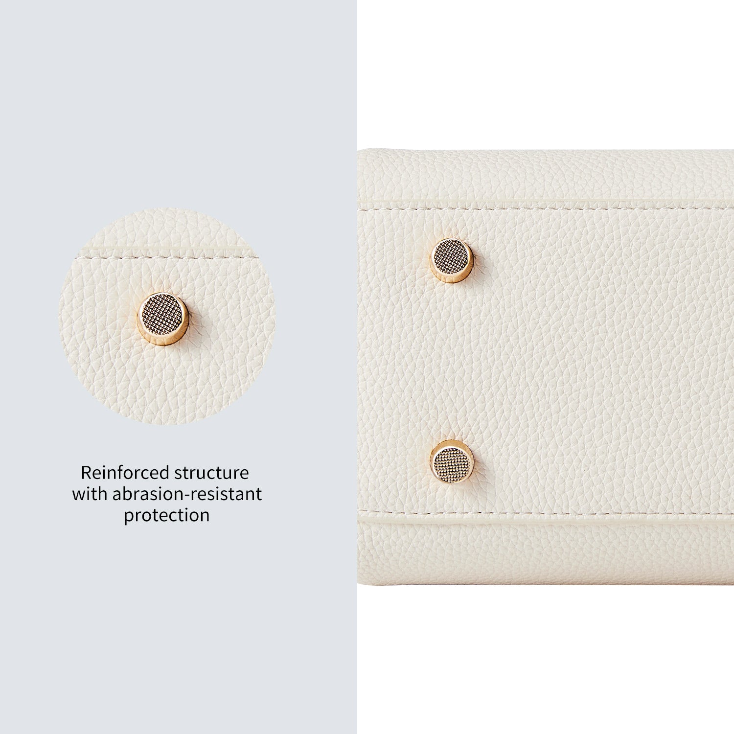 Handbag Victoria III in Moonlight White