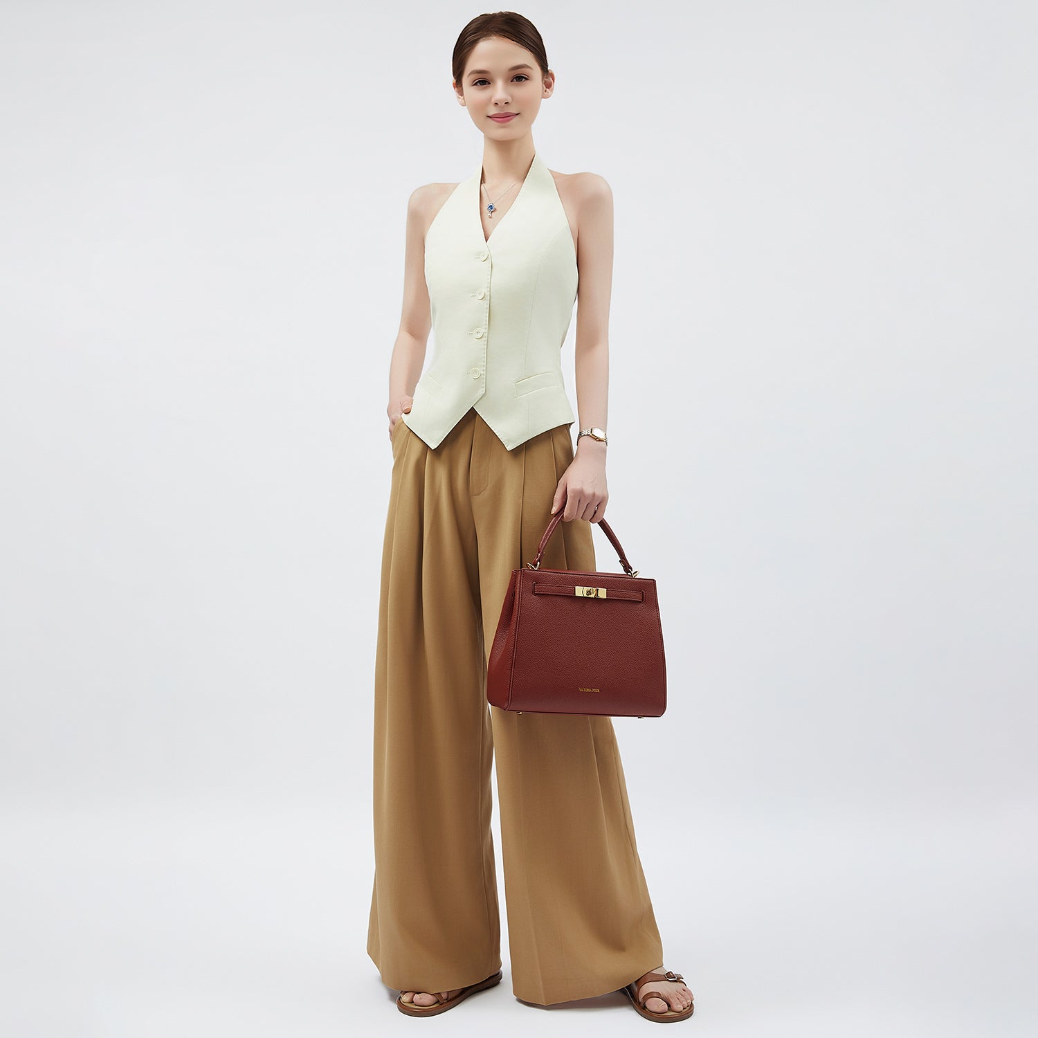 Handbag Victoria III in brown
