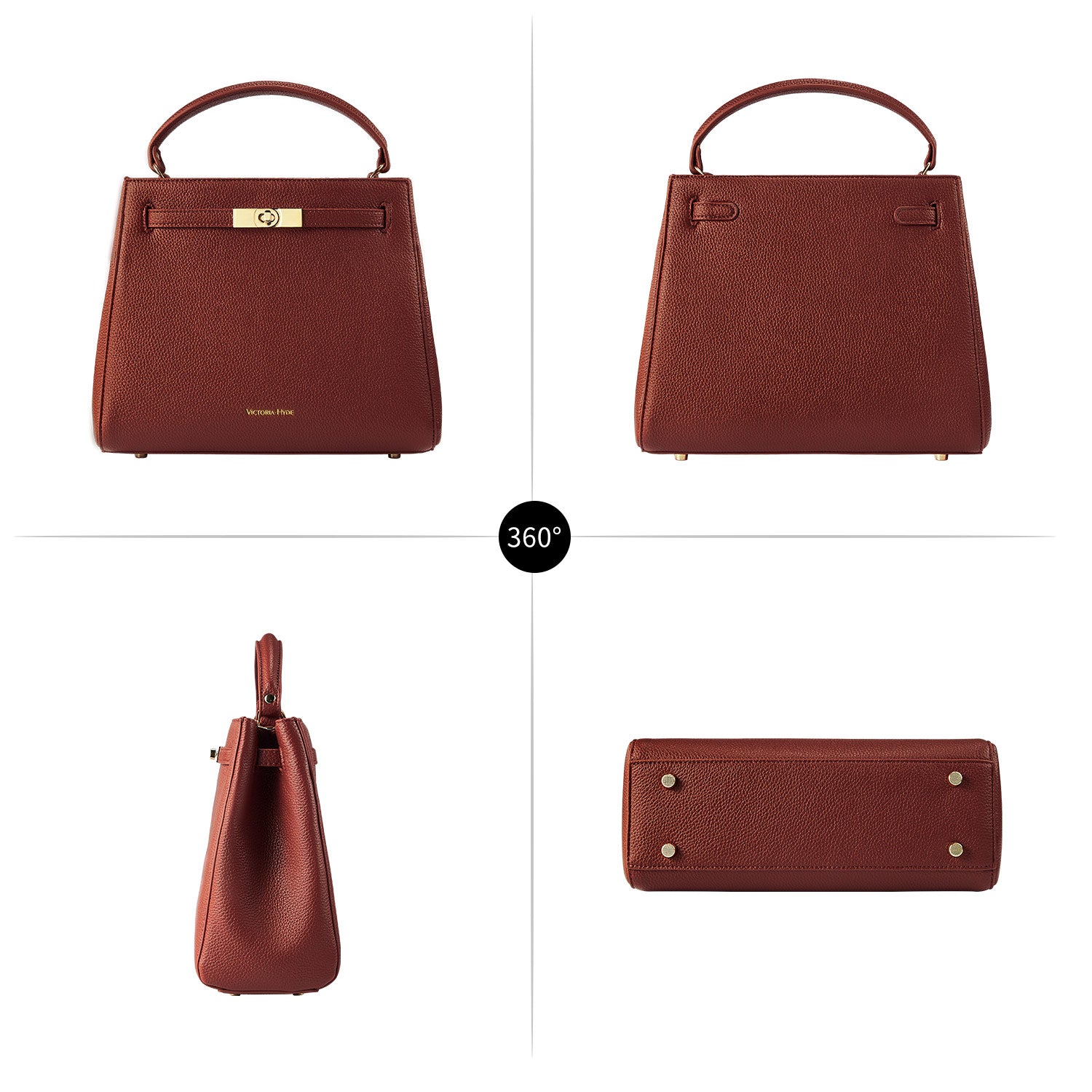 Handbag Victoria III in brown