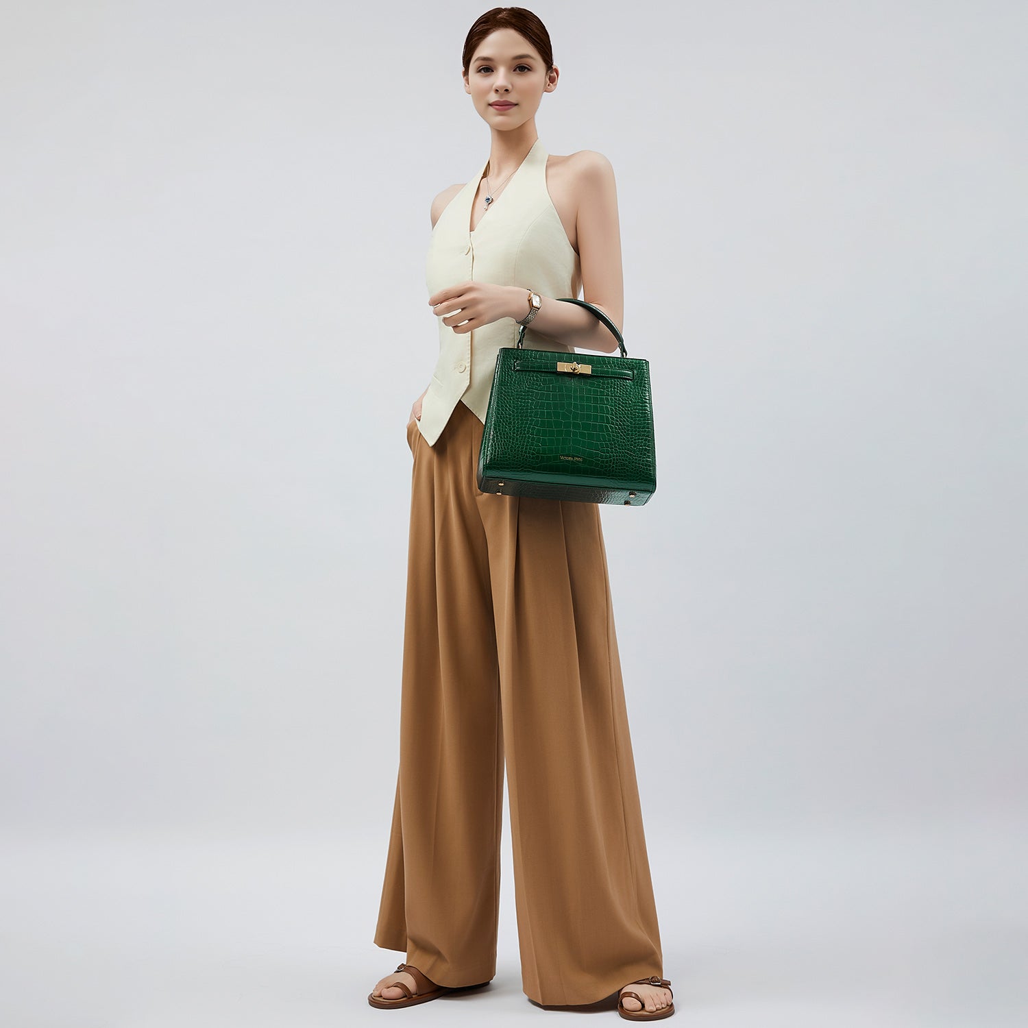 Handtasche Victoria III in Grün