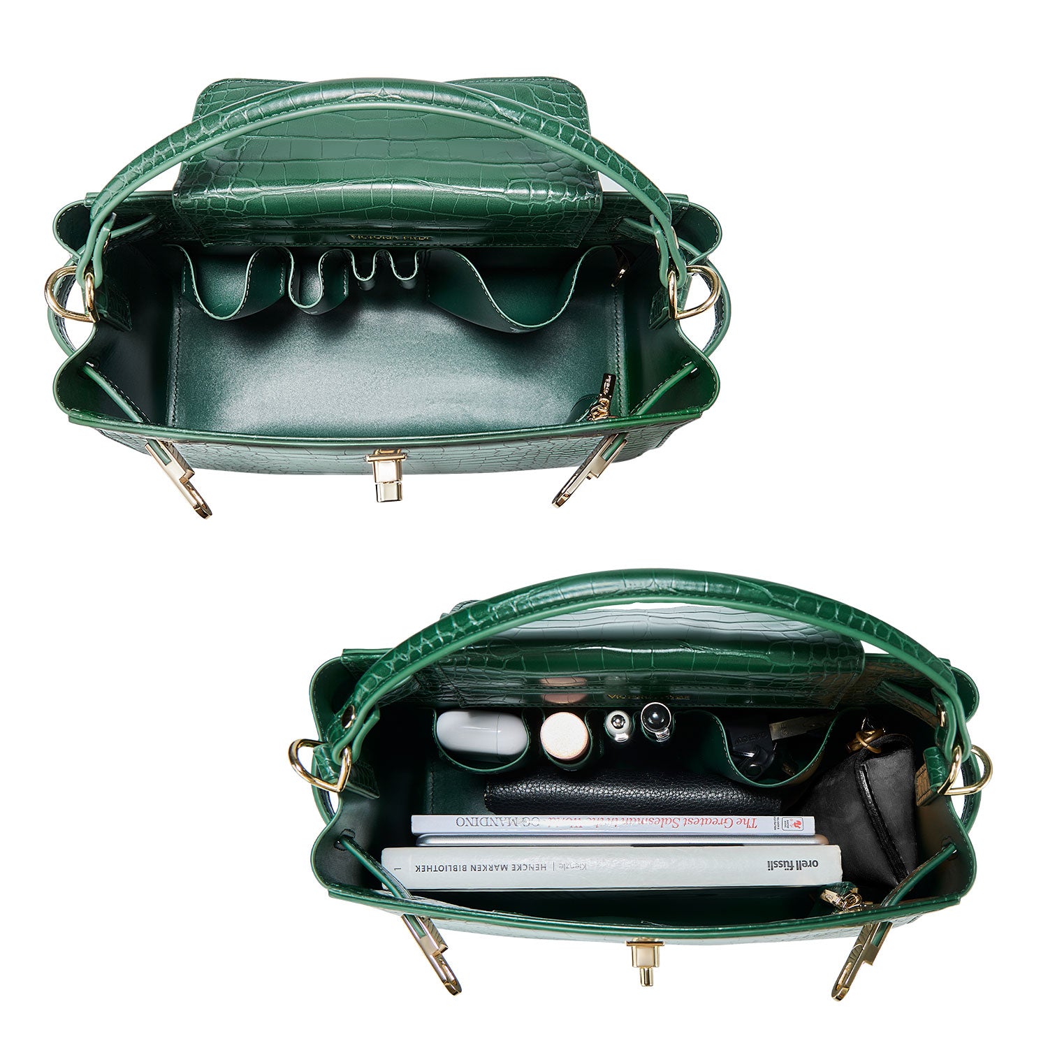 Handtasche Victoria III in Grün
