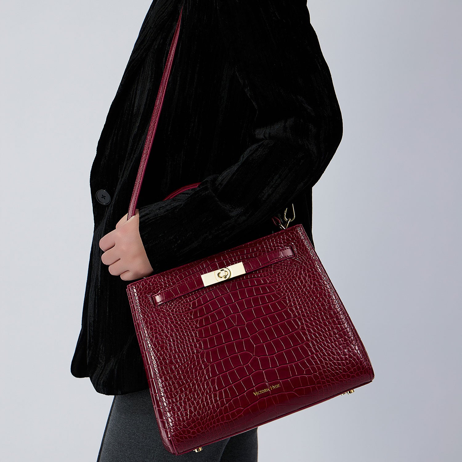 Handbag Victoria III in red