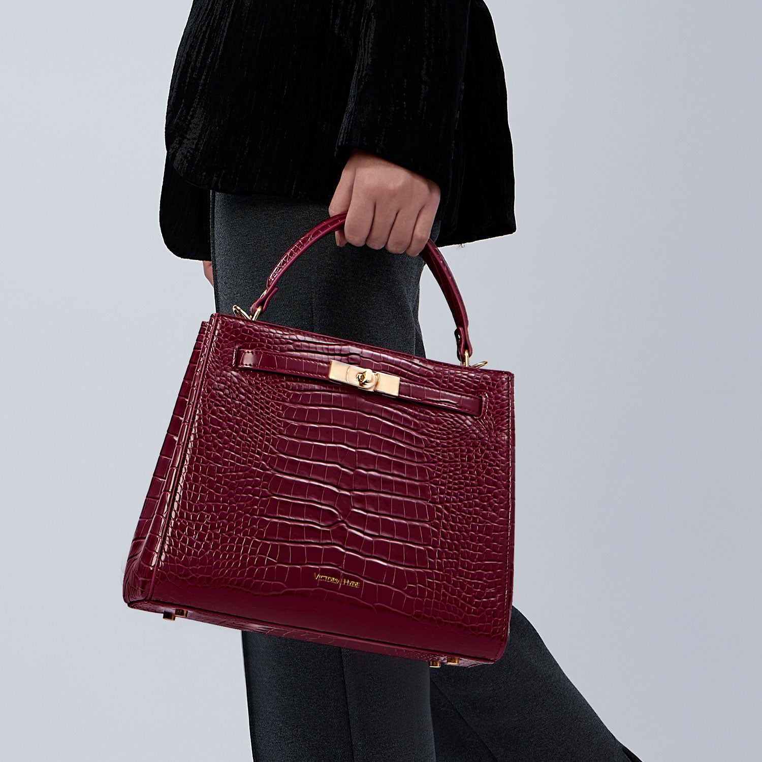 Handbag Victoria III in red
