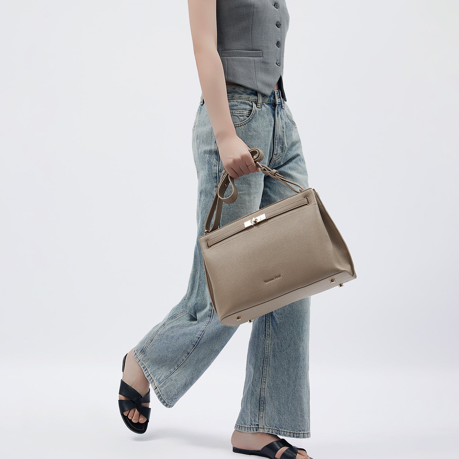 Business - Tasche "Alla" in Nude