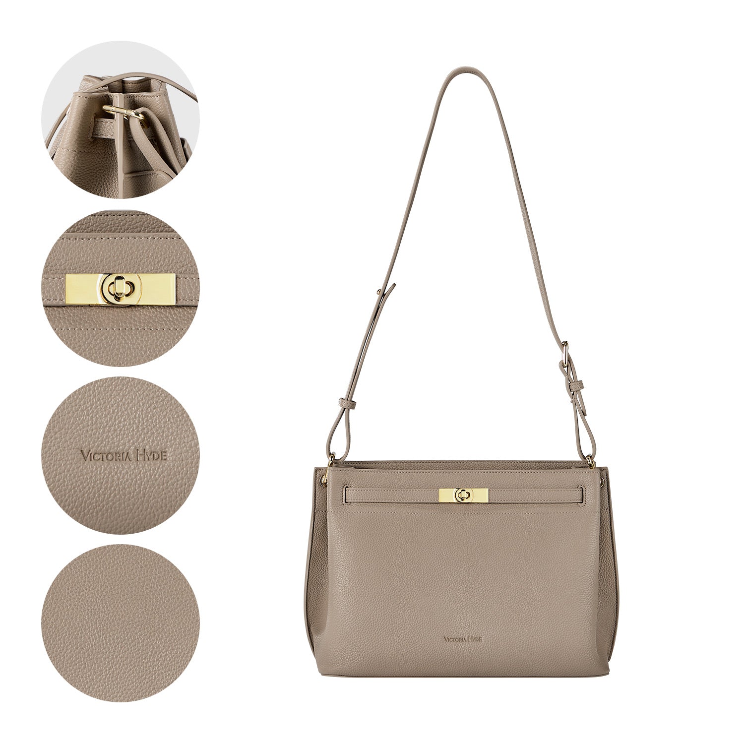 Business - Tasche "Alla" in Nude